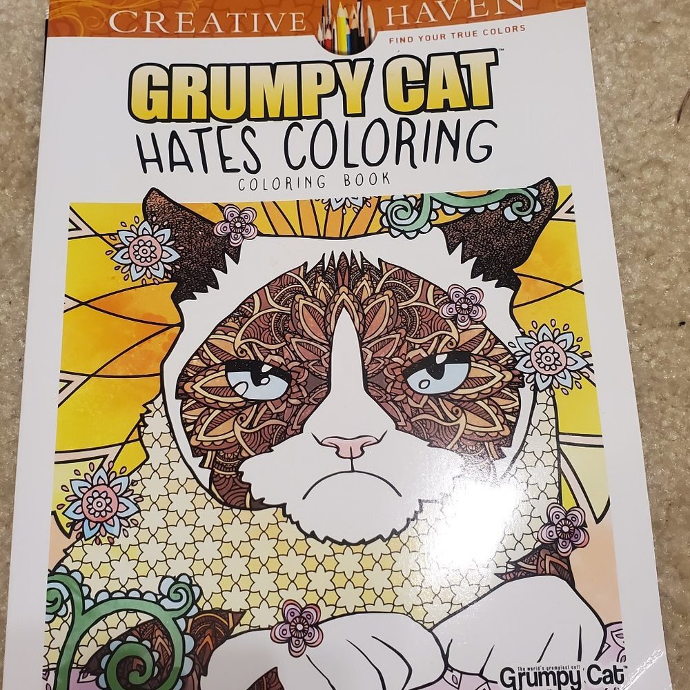 Creative Haven Grumpy Cat Hates Coloring